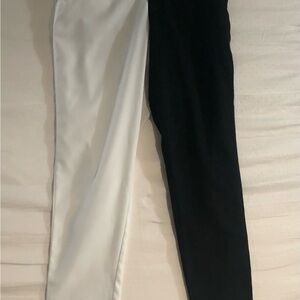 HOT TOPIC Black and White Two-Tone Pants